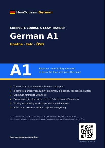 German A1 course PDF – preview page 1