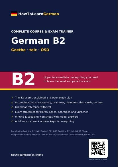 German B2 course PDF – preview page 1