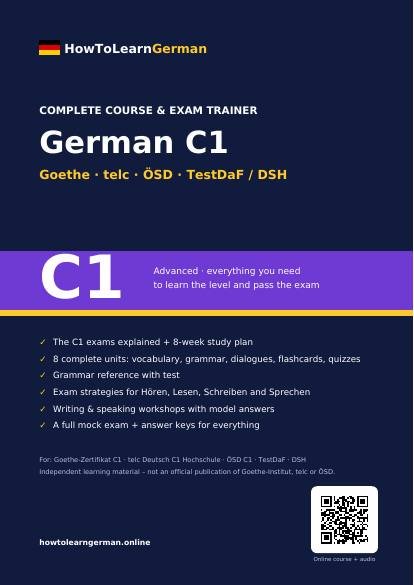 German C1 course PDF – preview page 1