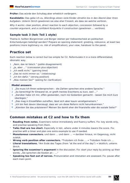 German C2 course PDF – preview page 3